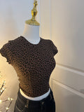 Wildly Chic Leopard Crop Top
