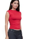 Reversible Red Basic Top